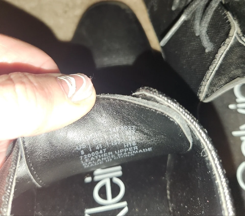 Calvin Klein Black Oxford Shoes